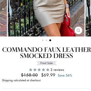 Commando mini dress m/l condition 🆕